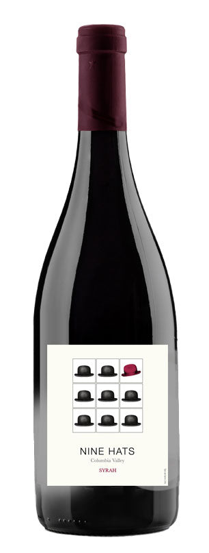 Nine Hats Syrah 2019 Front Bottle Shot