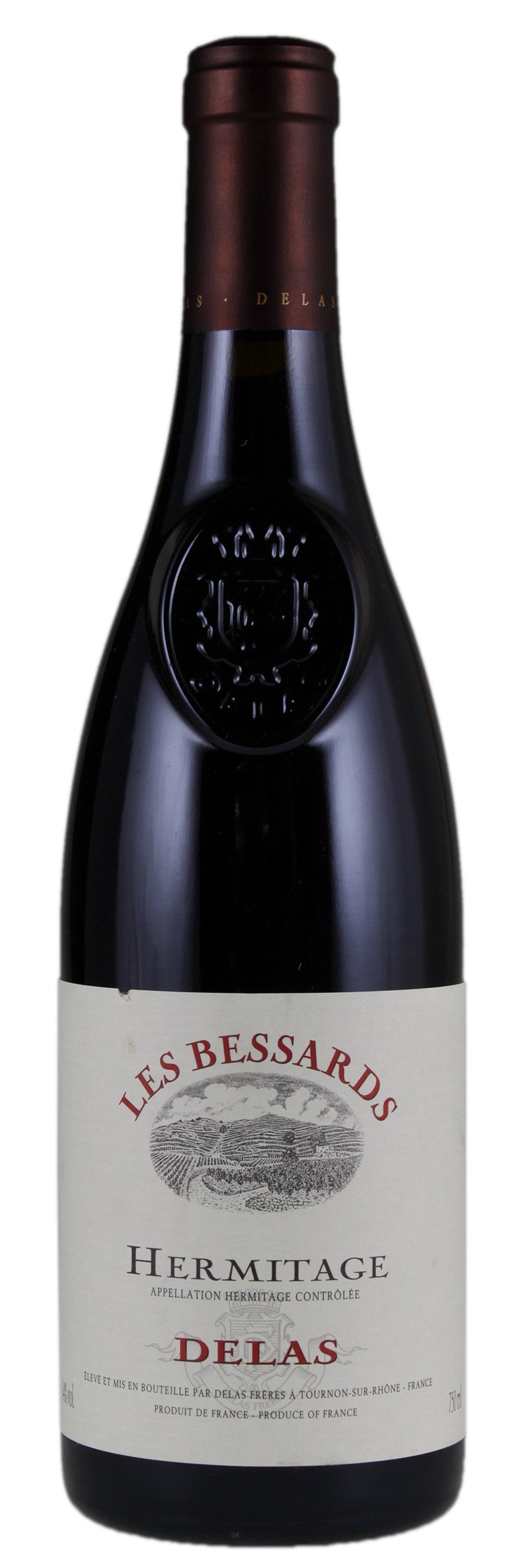 Delas Hermitage Les Bessards 2017 Front Bottle Shot