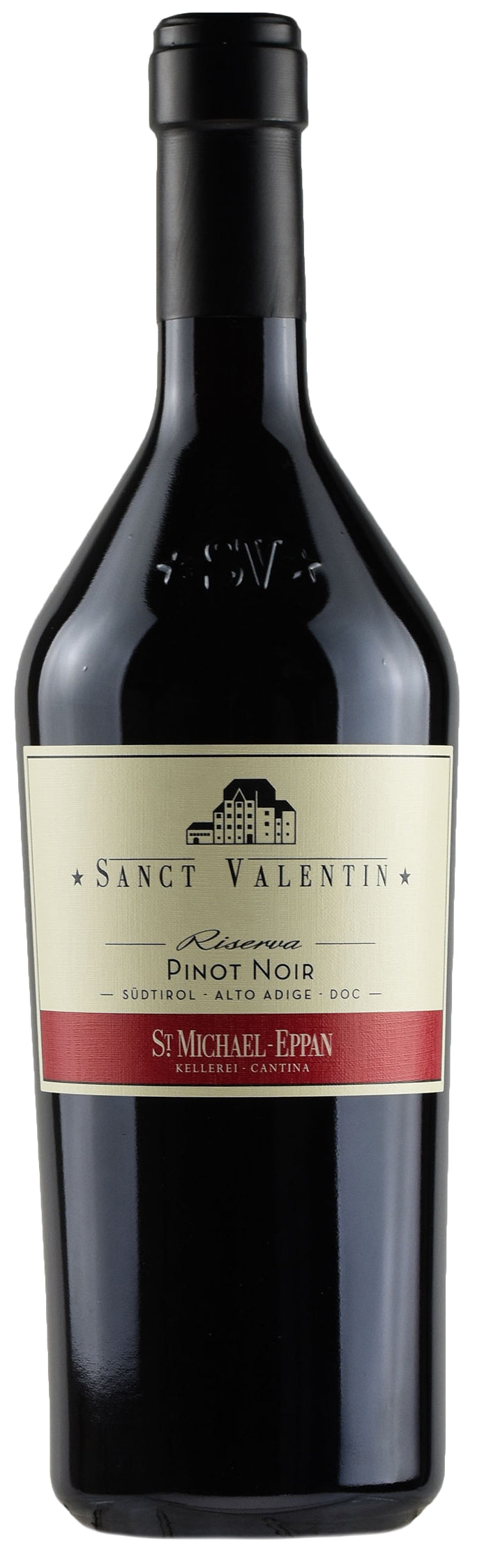 St. Michael-Eppan Sanct Valentin Pinot Noir Riserva 2020 Front Bottle Shot