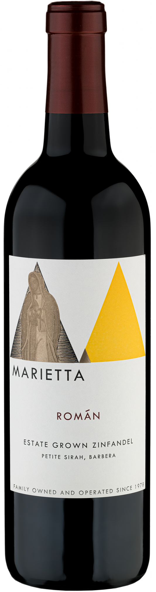 Marietta Cellars Roman Estate Zinfandel 2022  Front Bottle Shot