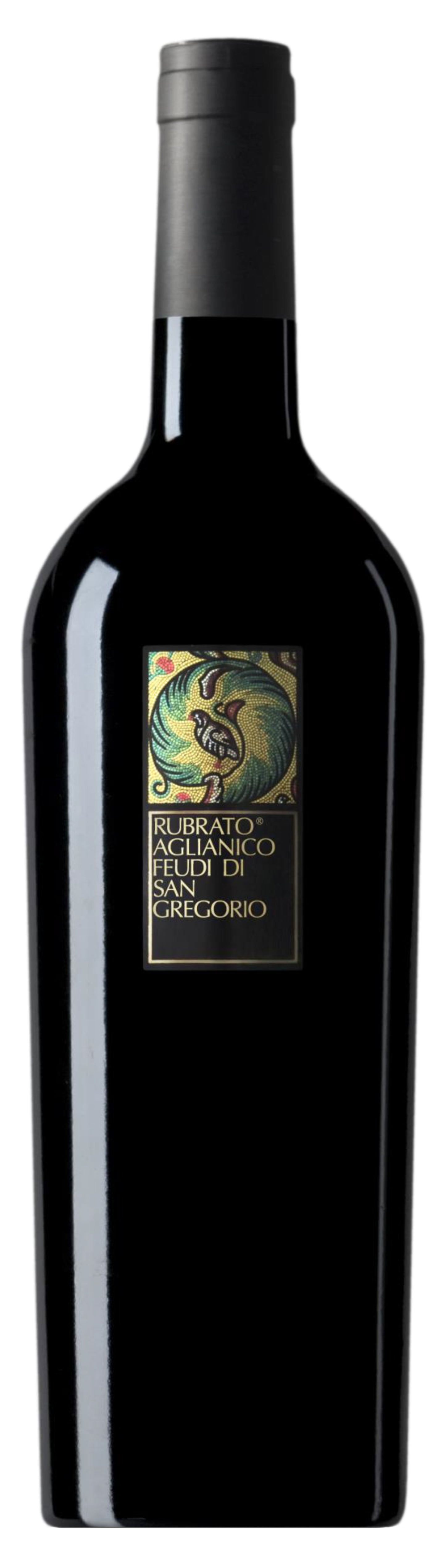 Feudi di San Gregorio Rubrato Aglianico 2021 Front Bottle Shot