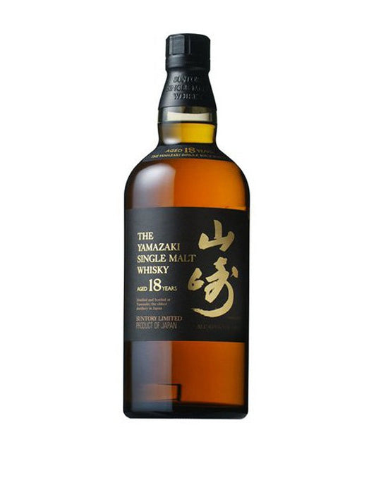 THE YAMAZAKI SINGLE MALT JAPANESE WHISKY AGED 18 YEARS 750 ML