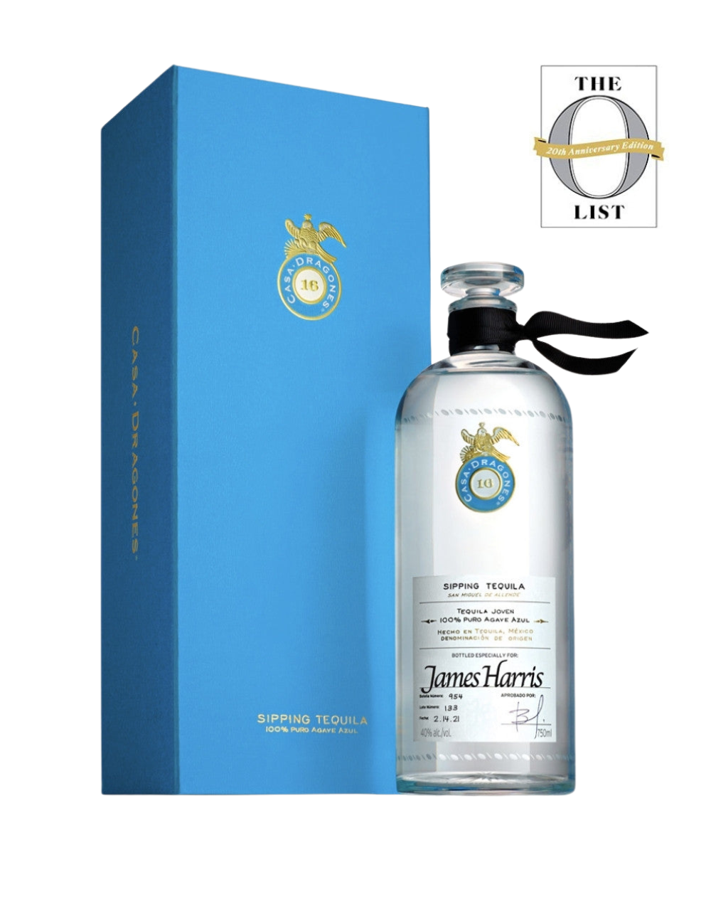 TEQUILA CASA DRAGONES JOVEN PERSONALIZED 750 ML