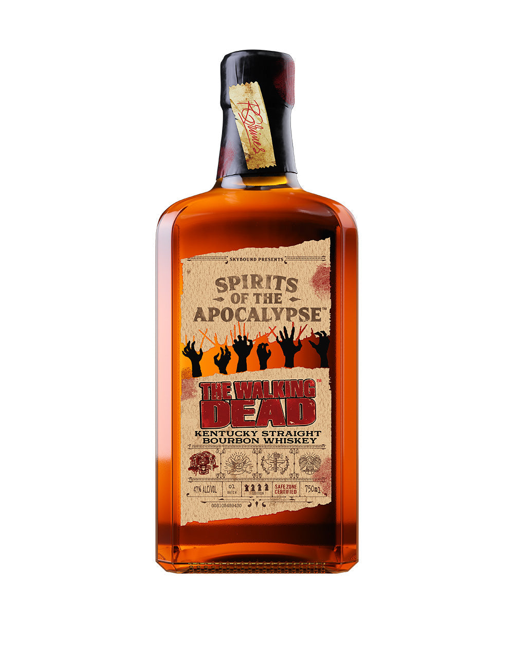 THE WALKING DEAD KENTUCKY STRAIGHT BOURBON WHISKEY 750 ML