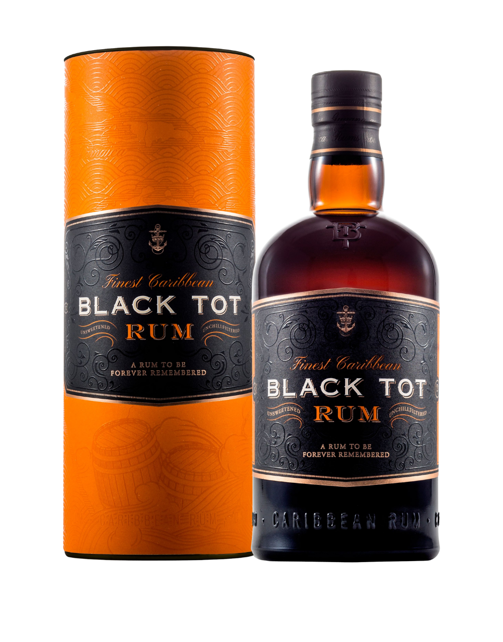 BLACK TOT FINEST CARIBBEAN RUM