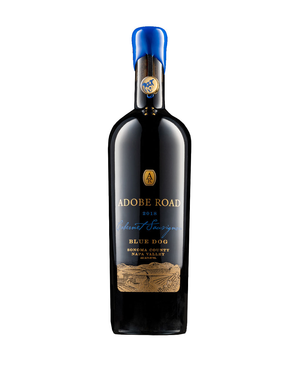 ADOBE ROAD WINES THE BLUE DOG CABERNET SAUVIGNON 750 ML