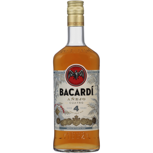BACARDÍ AÑEJO CUATRO RUM 750 ML