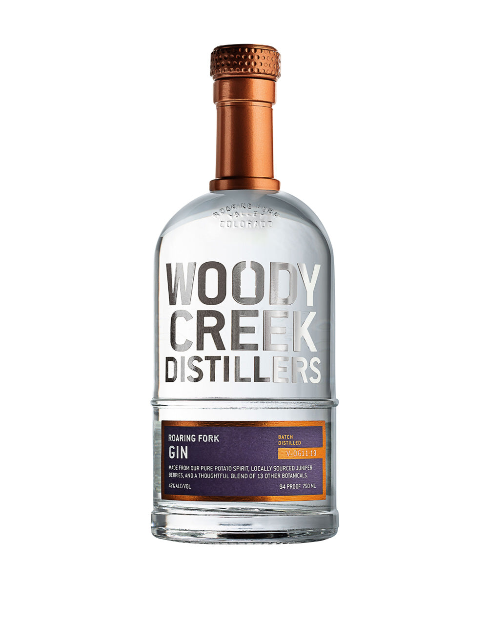 WOODY CREEK DISTILLERS GIN 750 ML