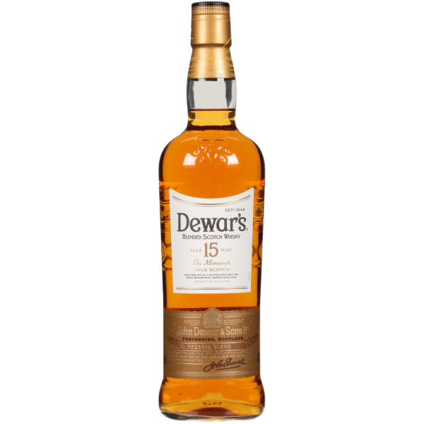 DEWAR'S 15 YEAR OLD BLENDED SCOTCH WHISKY PERSONALIZED 750 ML
