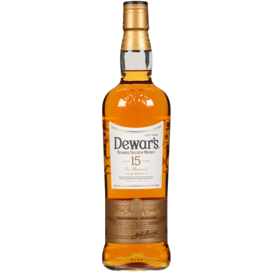 DEWAR'S 15 YEAR OLD BLENDED SCOTCH WHISKY PERSONALIZED 750 ML