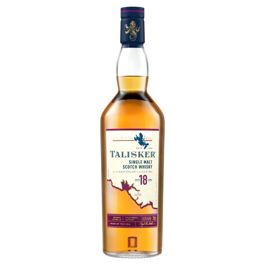 TALISKER 18 YEARS OLD SINGLE MALT WHISKEY 750 ML