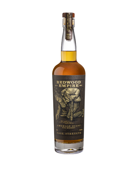REDWOOD EMPIRE EMERALD GIANT CASK STRENGTH RYE WHISKEY 750 ML