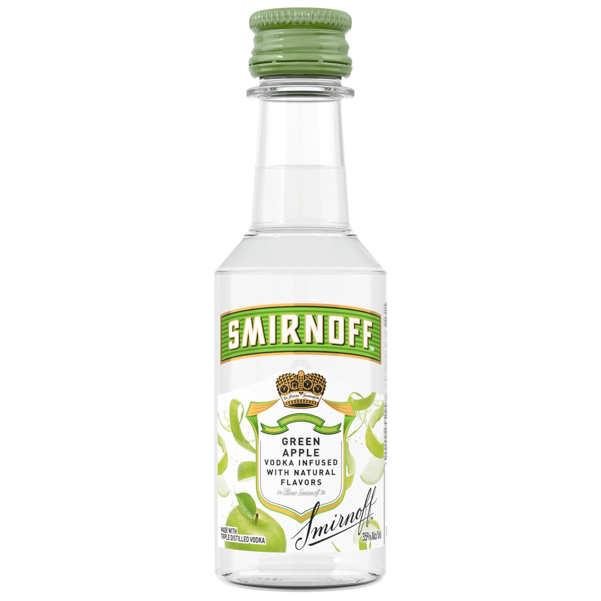 Smirnoff Green Apple Vodka 50ml Sleeve (10 bottles)