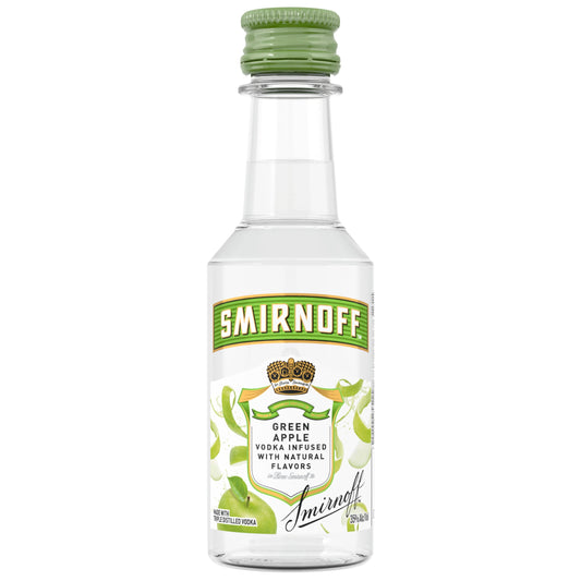 Smirnoff Green Apple Vodka 50ml Sleeve (10 bottles)