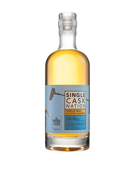 SINGLE CASK NATION WOLF (WATER OF LIFE FILM) UNDISCLOSED ISLAND TAKE 2 WHISKY 750 ML