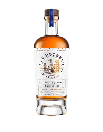 OLD POTRERO STRAIGHT RYE WHISKEY 6 YEAR OLD 700 ML