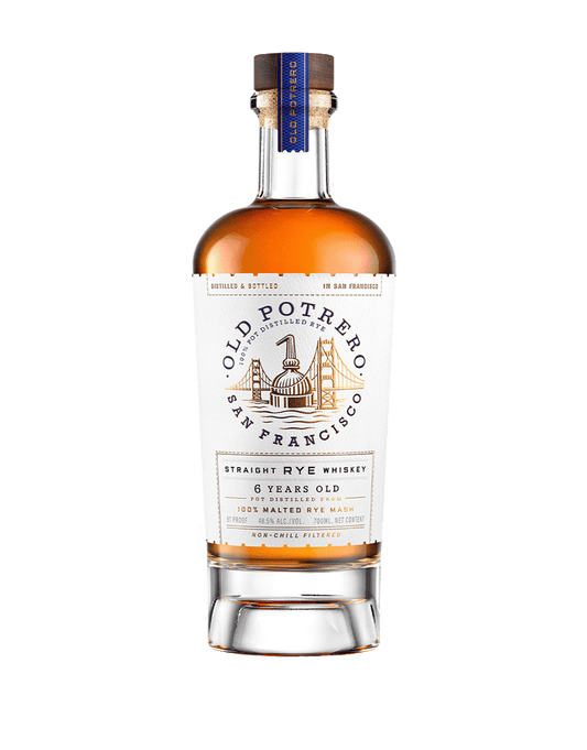 OLD POTRERO STRAIGHT RYE WHISKEY 6 YEAR OLD 700 ML