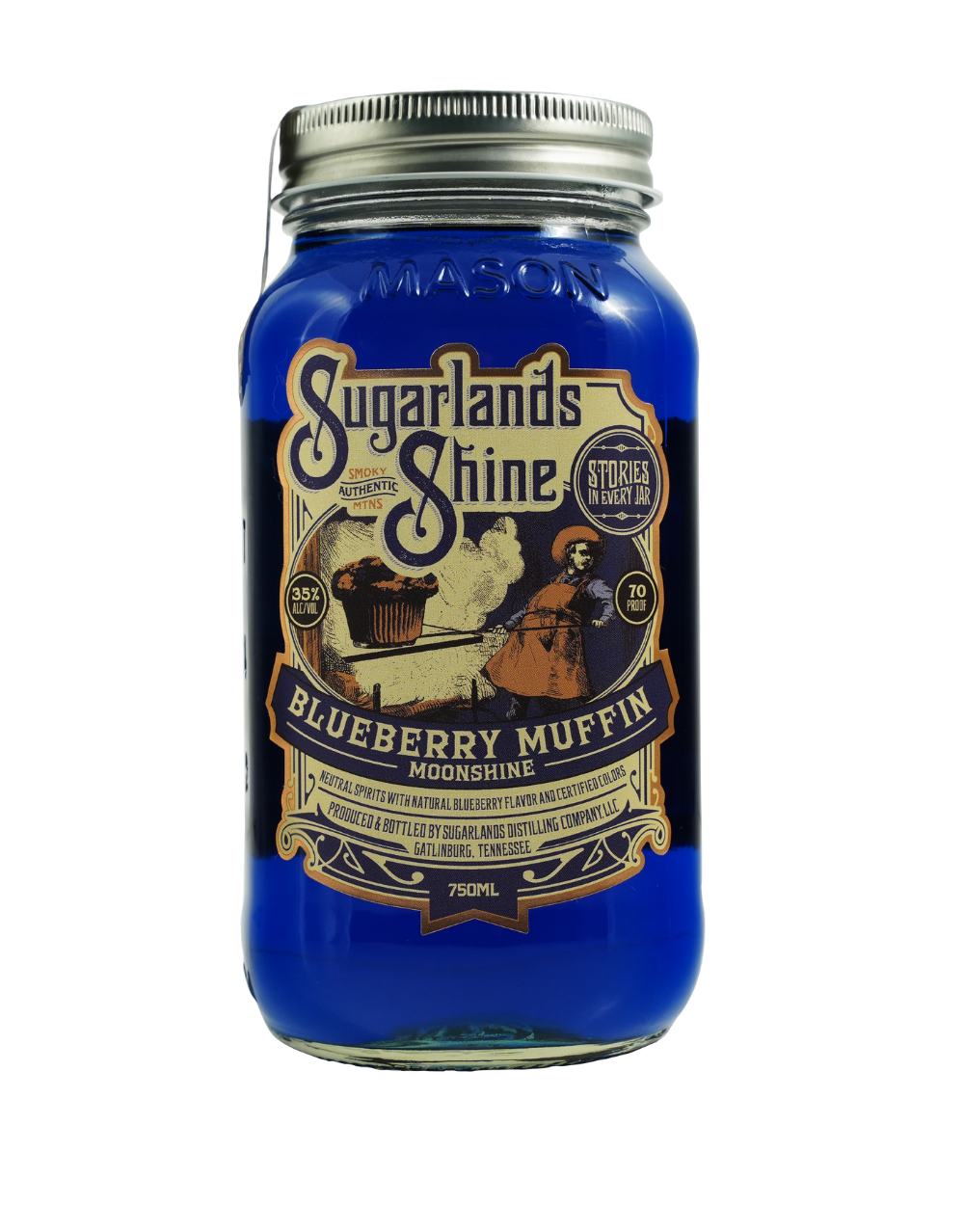 SUGARLANDS BLUEBERRY MUFFIN MOONSHINE 750 ML