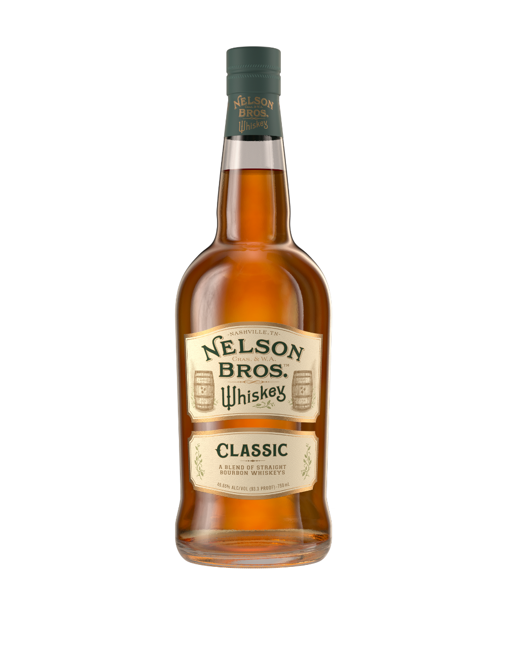 NELSON BROTHERS CLASSIC BOURBON WHISKEY 750 ML