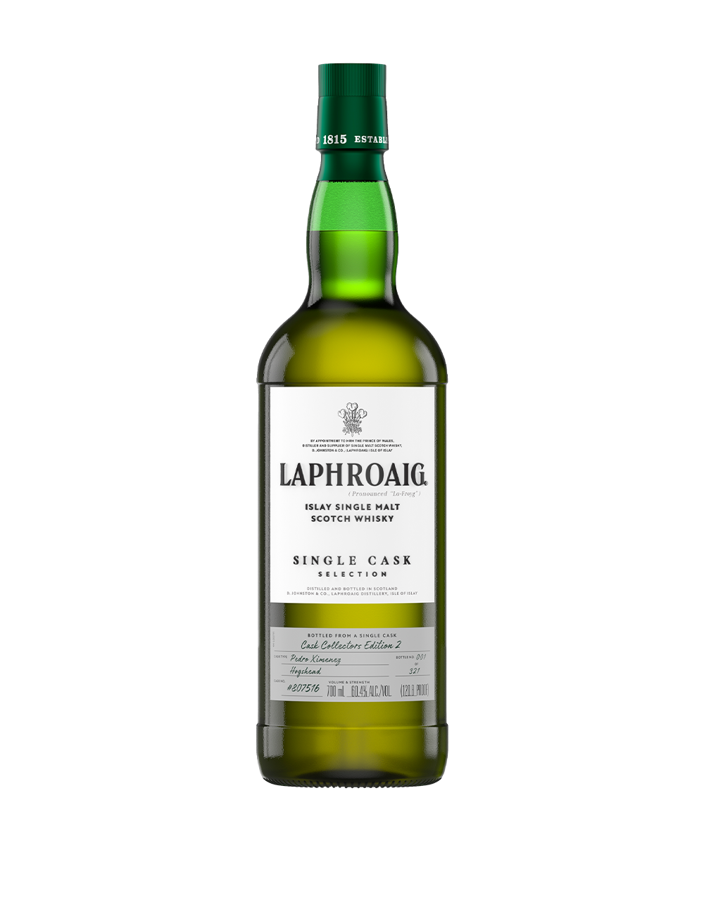 LAPHROAIG 2014 PEDRO XIMENEZ HOGSHEAD SINGLE CASK S0B12 700 ML
