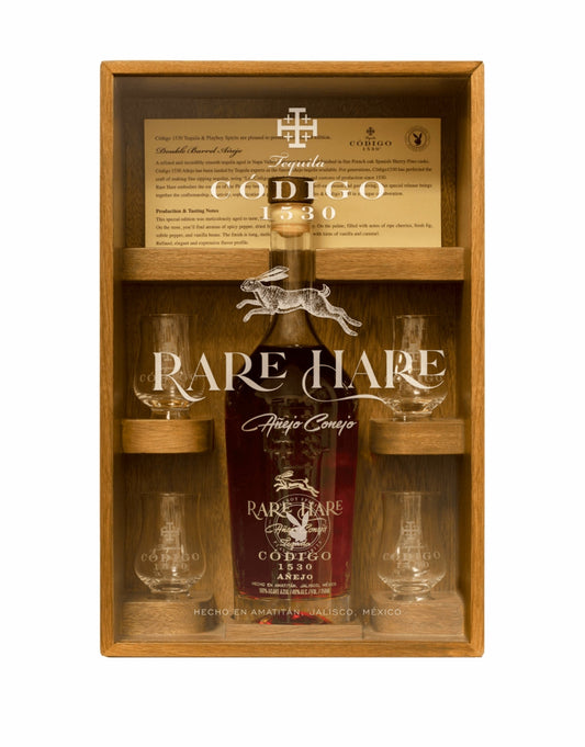 CÃ“DIGO 1530 PLAYBOY RARE HARE AÃ‘EJO TEQUILA 750 ML