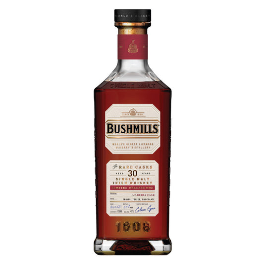 BUSHMILLS RARE CASKS 30 YEAR OLD MADEIRA CASKS NO. 03 750 ML