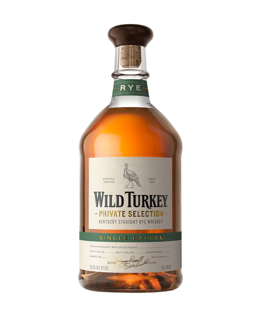 WILD TURKEY PRIVATE SELECT KENTUCKY STRAIGHT RYE WHISKEY 750 ML