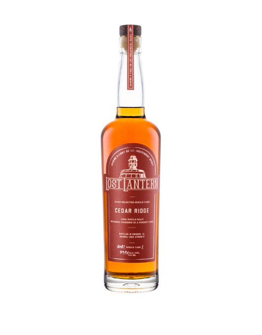 2021 SINGLE CASK #1: CEDAR RIDGE IOWA SINGLE MALT WHISKEY FINISHED IN A SHERRY CASK 750 ML