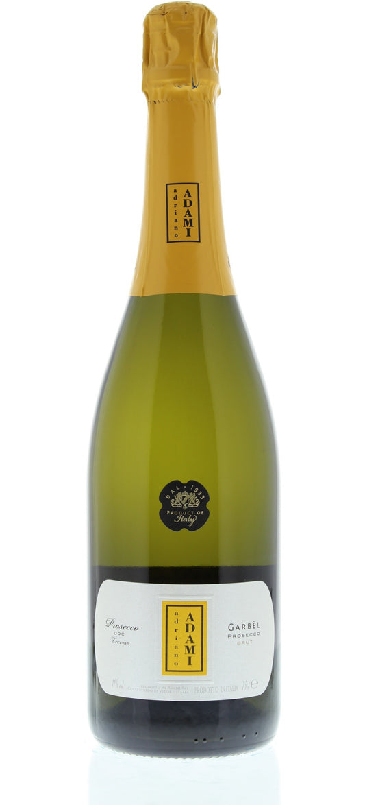 Adami Garbel Brut Prosecco Front Bottle Shot