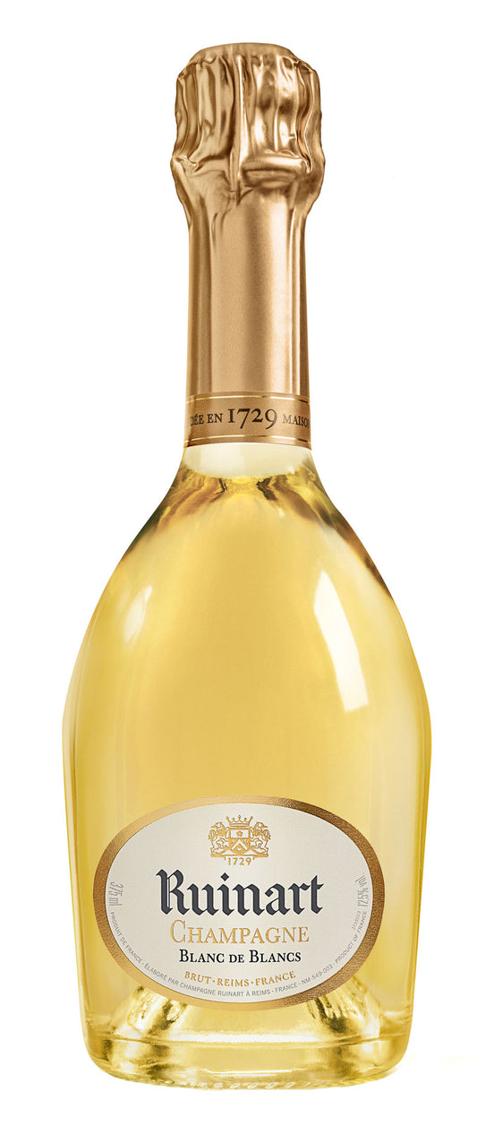 Ruinart Brut Blanc de Blancs (375ML half-bottle) Front Bottle Shot