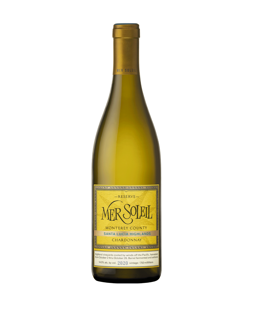 MER SOLEIL SANTA LUCIA HIGHLANDS CHARDONNAY 750 ML
