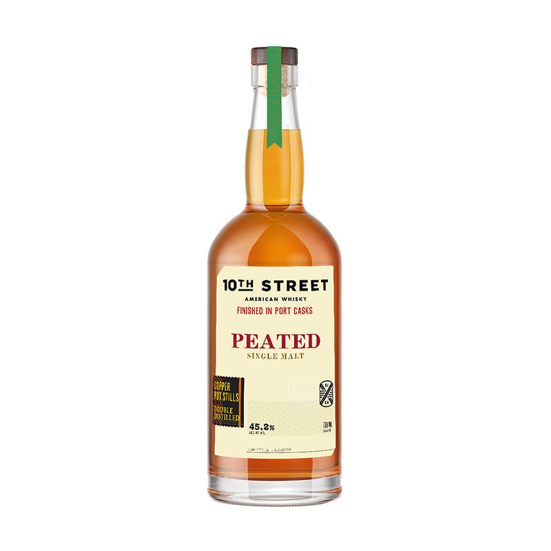 10th Street Port Cask Peated Single Malt American Whiskey 750ml