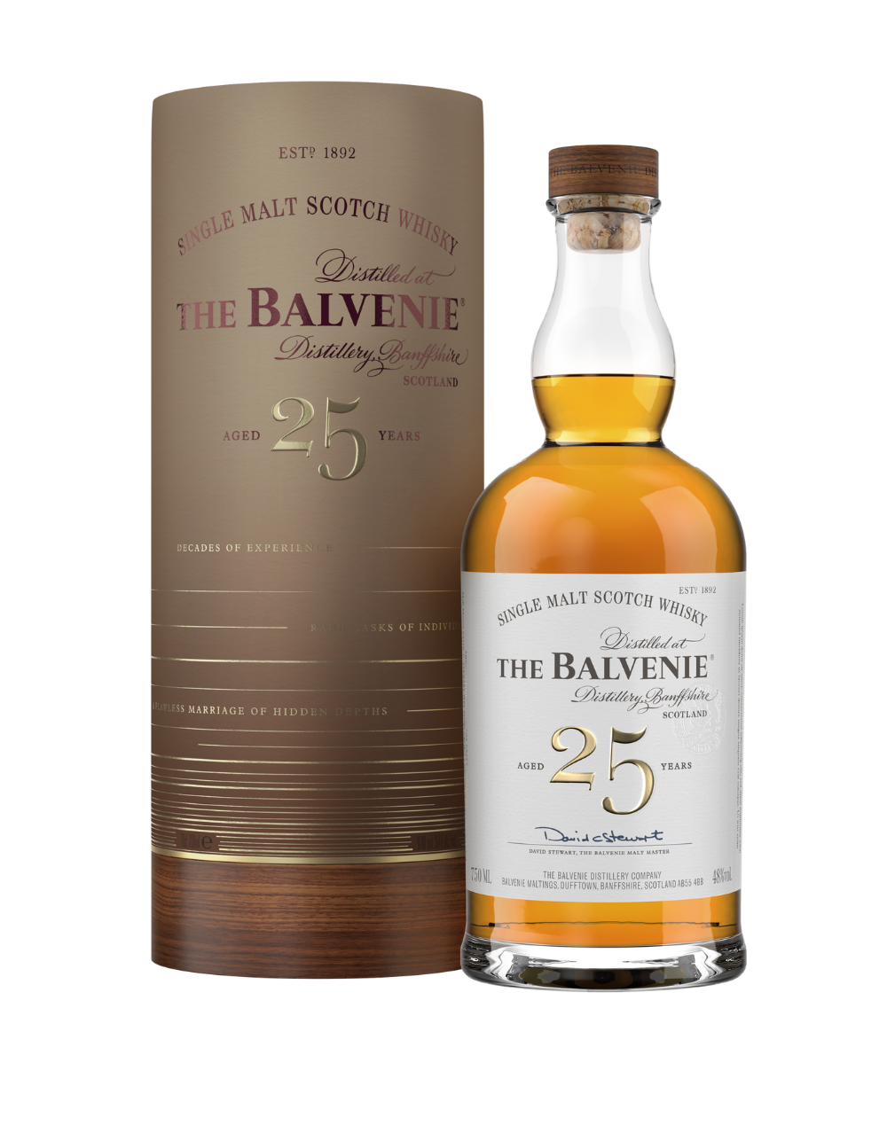 THE BALVENIE TWENTY-FIVE SINGLE MALT SCOTCH WHISKY 750 ML