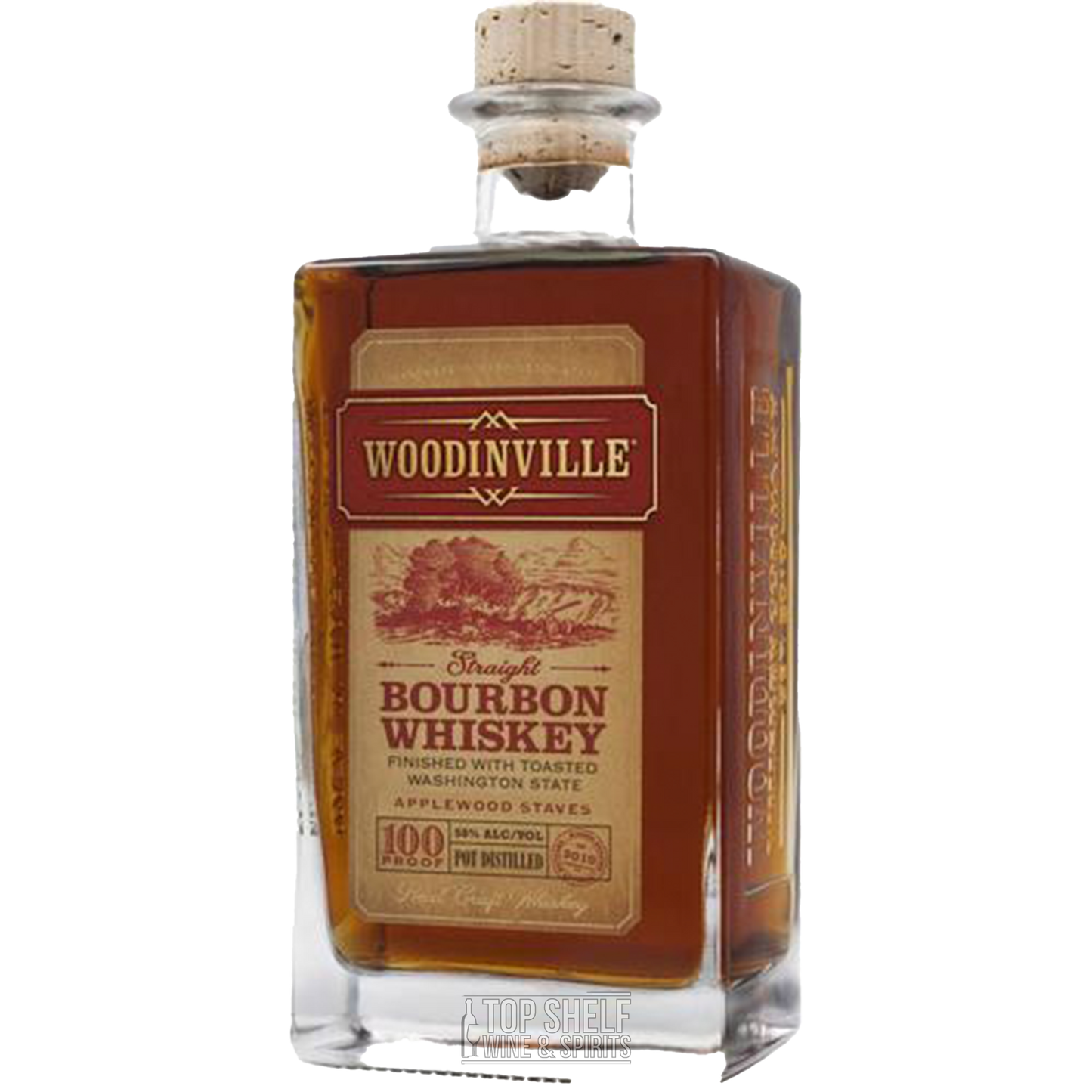 Woodinville Applewood Staves Straight Bourbon
