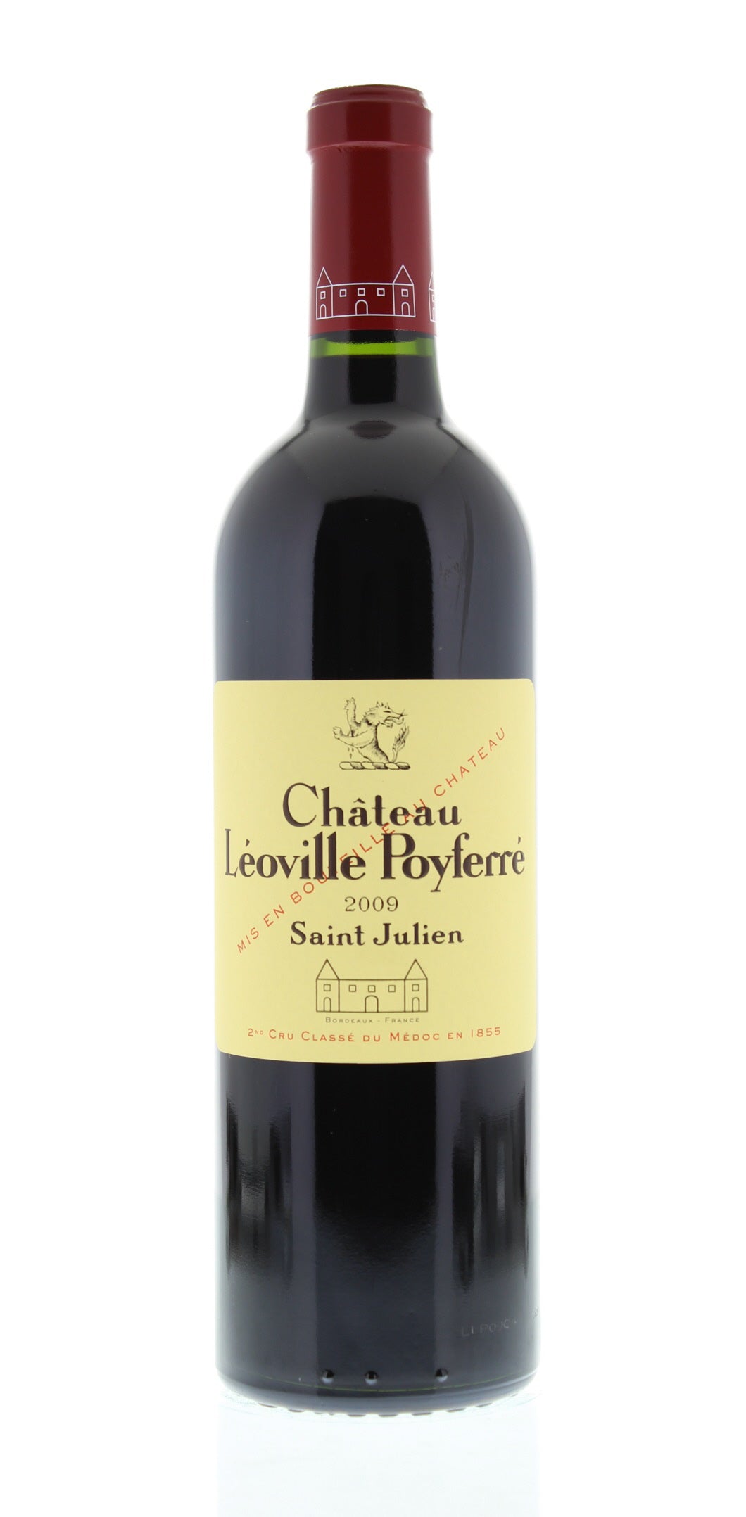 Chateau Leoville Poyferre  2009 Front Bottle Shot