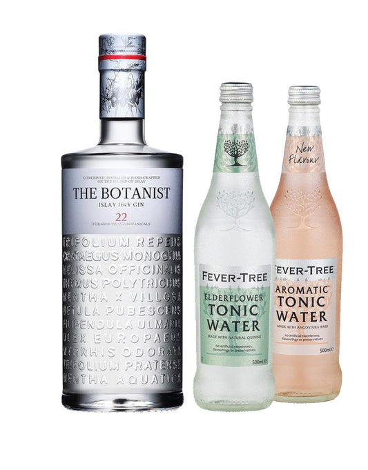 THE BOTANIST® WITH FEVER-TREE ELDERFLOWER TONIC WATER AND AROMATIC TONIC WATER 500 ML