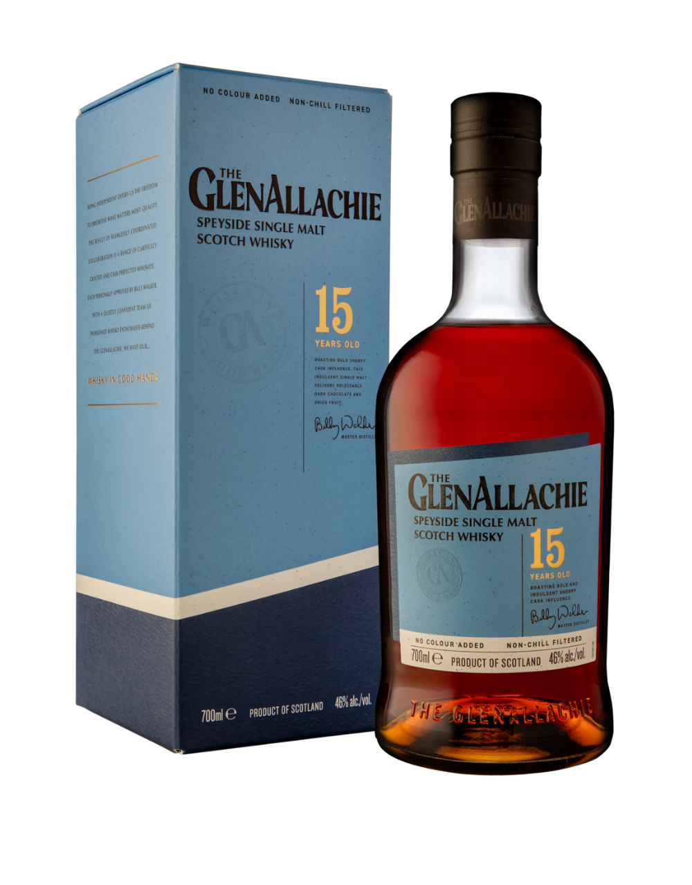 GLENALLACHIE 15 YEAR OLD SINGLE MALT SCOTCH WHISKY 700 ML