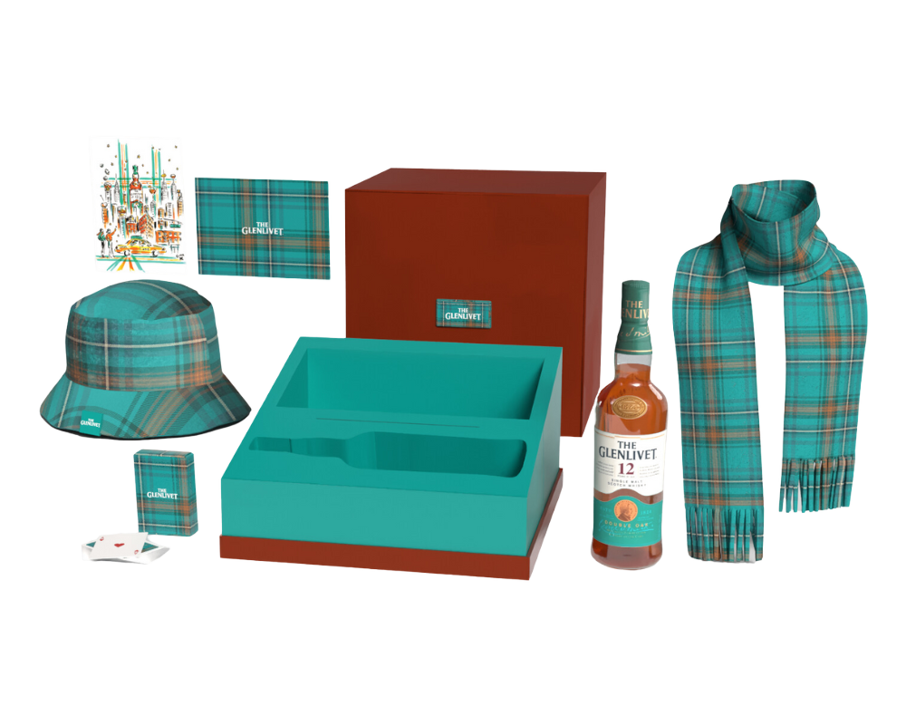 THE GLENLIVET SPEYSIDE MEETS STATESIDE HOLIDAY COLLECTION 750 ML