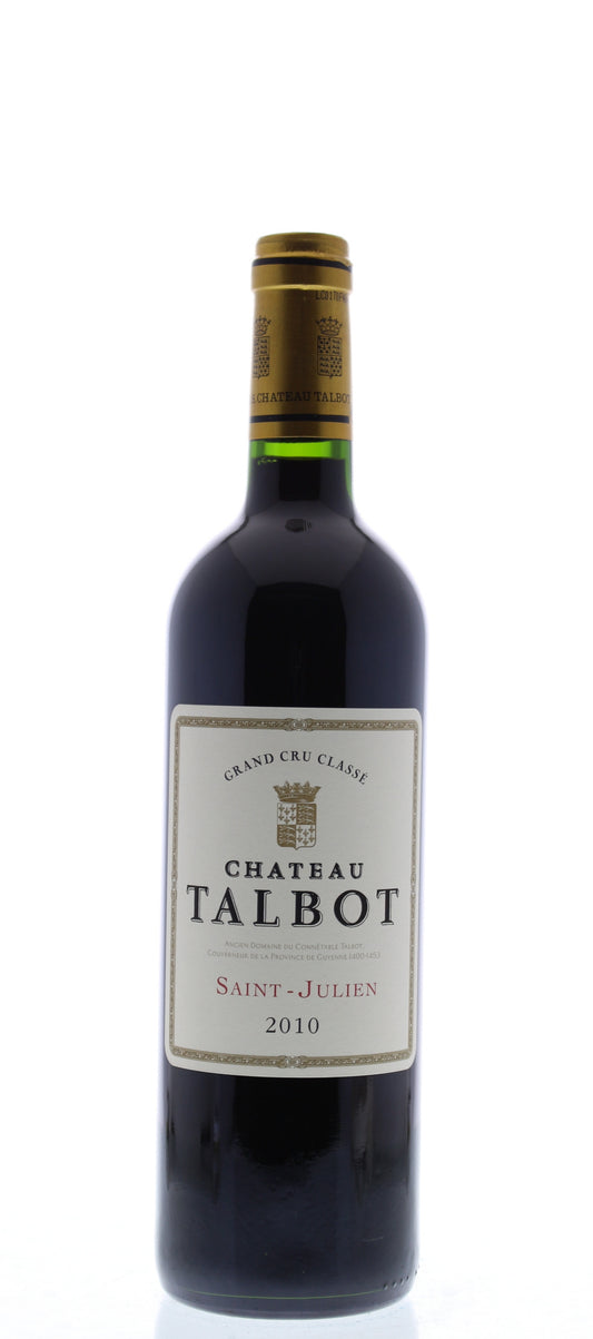 Chateau Talbot  2010 Front Bottle Shot