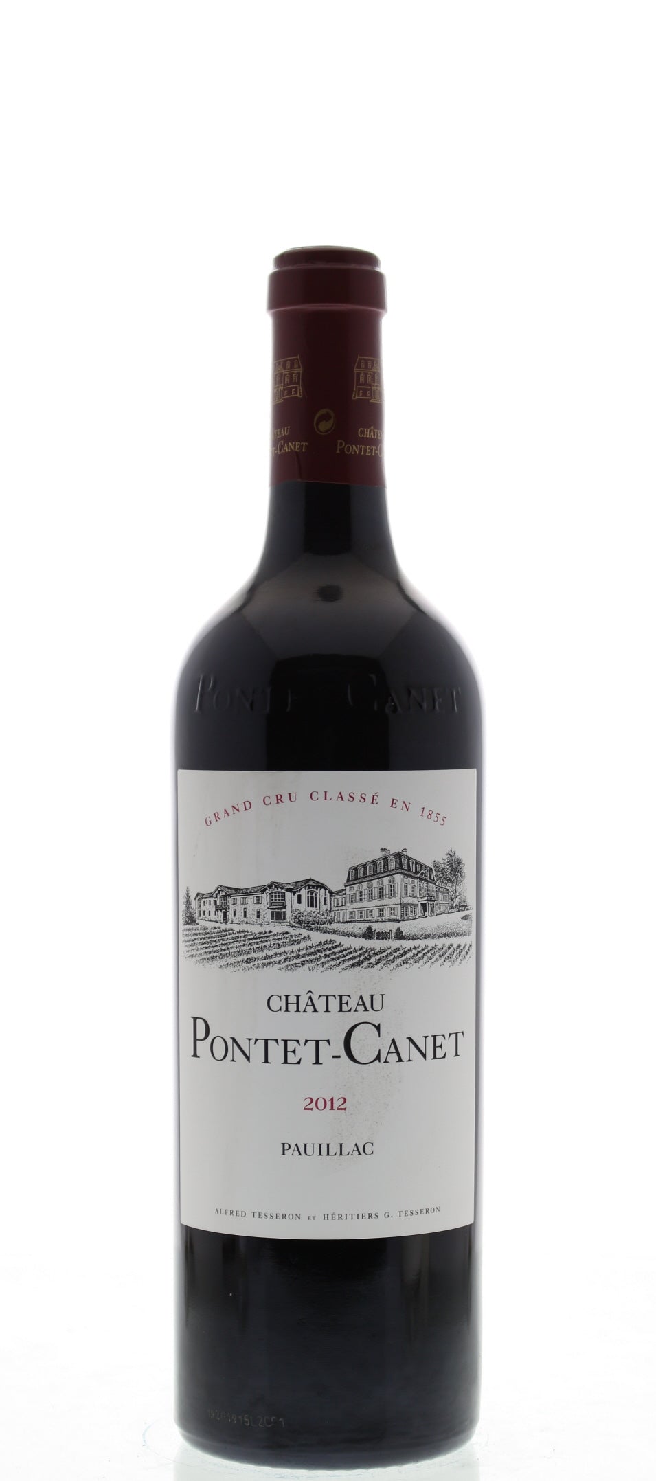 Chateau Pontet-Canet  2012 Front Bottle Shot