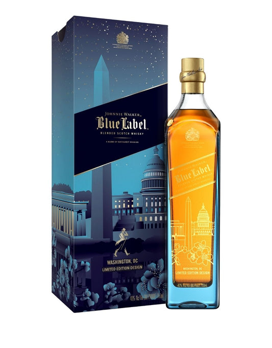 JOHNNIE WALKER BLUE LABEL BLENDED SCOTCH WHISKY, WASHINGTON D.C. 750 ML
