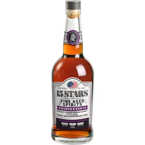 15 Stars Triple Cask II Straight Bourbon Whiskey