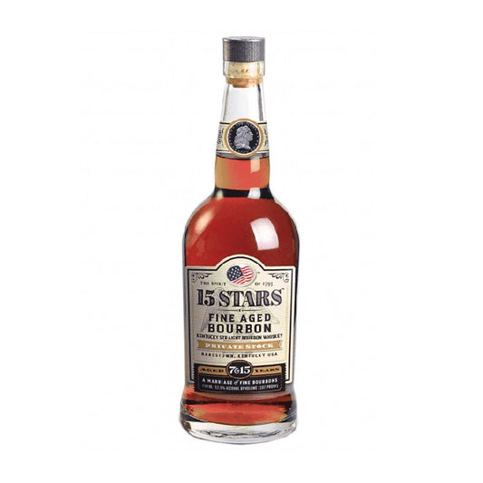 15 Stars 7 and 15 Years Private Stock Aged Bourbon Whiskey 750ml