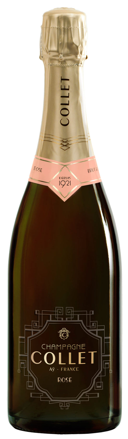 Collet Brut Rose Front Bottle Shot