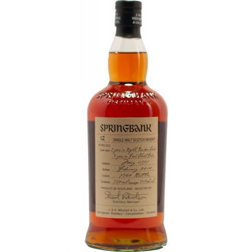 Springbank 12 Year Old 2010 Edition Single Malt Scotch Whisky