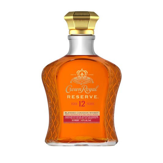 CROWN ROYAL RESERVE BLENDED 12 YEAR OLD CANADIAN WHISKY 750 ML