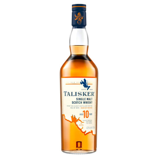 TALISKER 10 YEARS OLD SINGLE MALT WHISKEY 750 ML