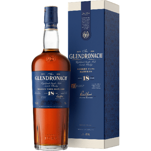 The GlenDronach 18 Year Old Sherry Casks Matured Single Malt Scotch Whisky (700mL)
