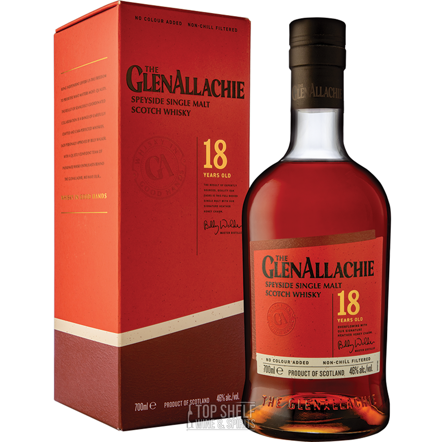 GlenAllachie 18 Year Single Malt Scotch