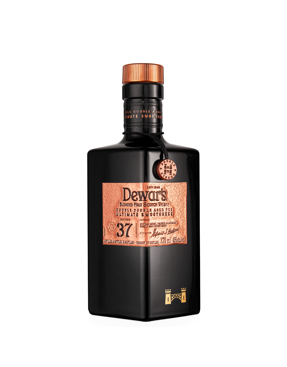 DEWAR’S DOUBLE DOUBLE 37 YEAR OLD BLENDED MALT SCOTCH WHISKY 375 ML